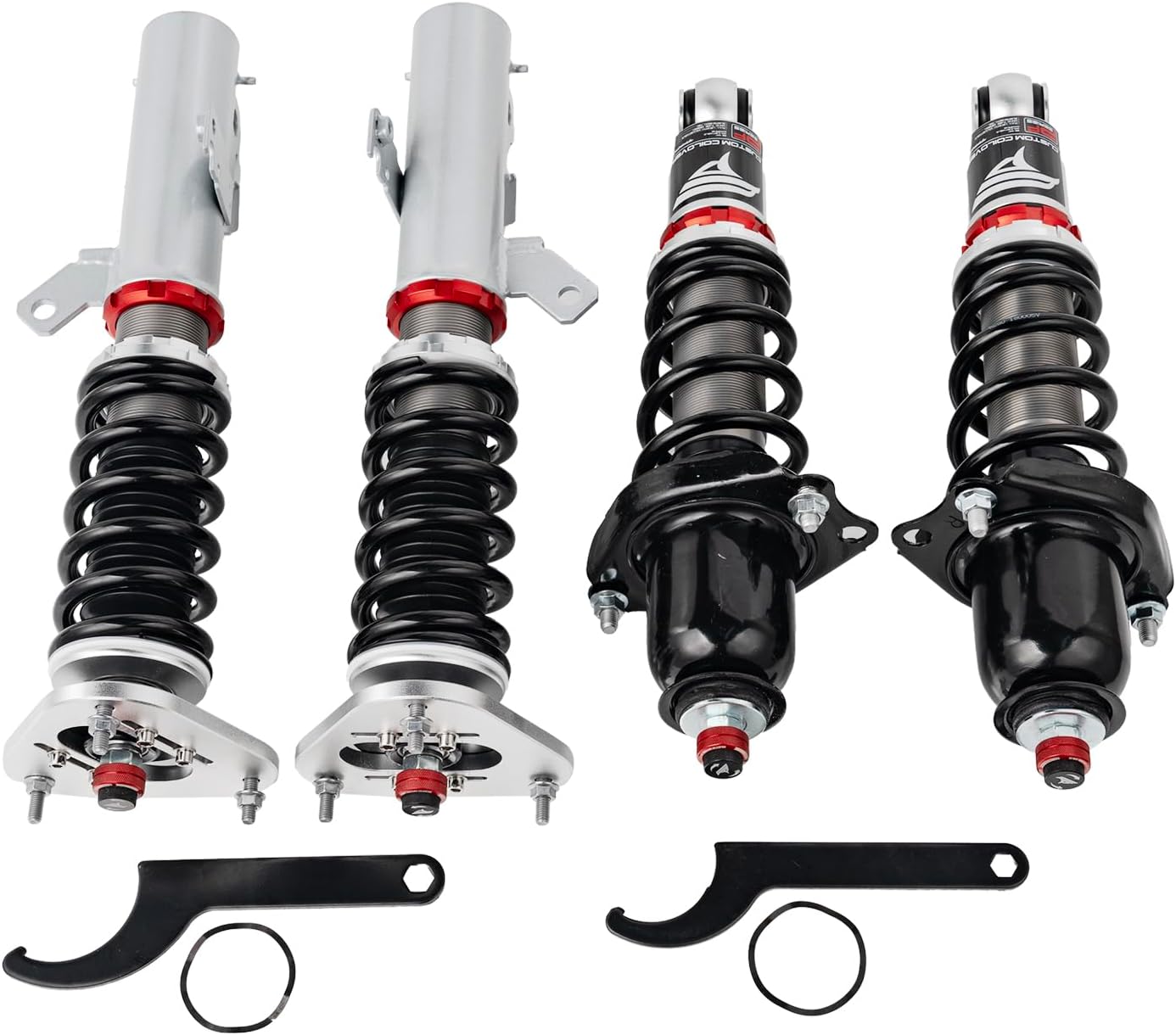 FAPO PF Coilovers for Toyota Corolla E140 E150 E160 E170 2009-2019, for Toyota Matrix E140 09-14, for Pontiac Vibe 09-10, 32 Level Damper Adjustable Height Mono-Tube Upgraded Lowering Suspension Strut
