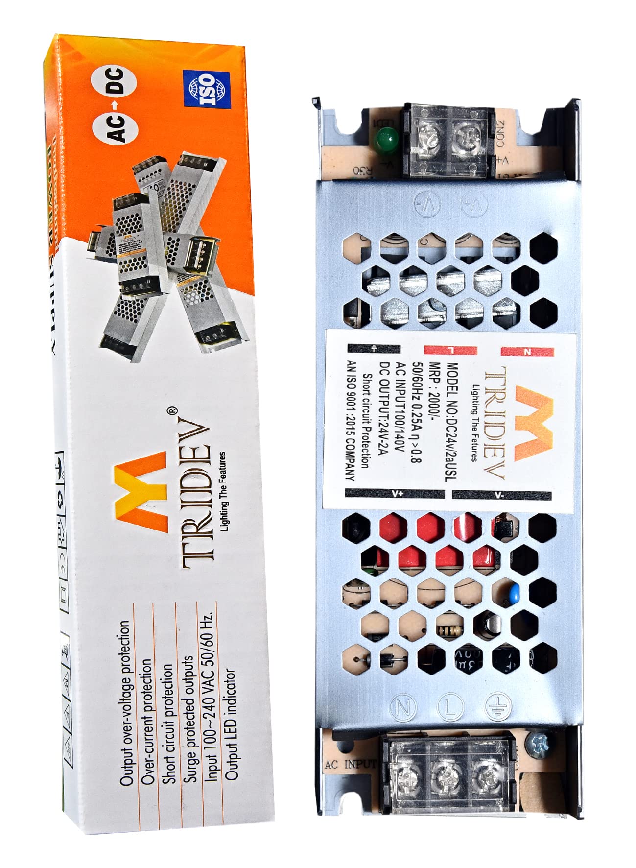 See full amazon price history chart for My TRIDEV Ultra-Thin 24V 2A 48W AC 100V-240V to DC 24Volt Switching Power Supply Universal Regulated Transformer for LED Strip Lights, CCTV, Radio, Computer Project My TRIDEV Ultra-Thin 24V 2A 48W AC 100V-240V to DC 24Volt Switching Power Supply Universal Regulated Transformer for LED Strip Lights, CCTV, Radio, Computer Project (B0BDSWPQ3F) Amazon Price History, Amazon Price Tracker