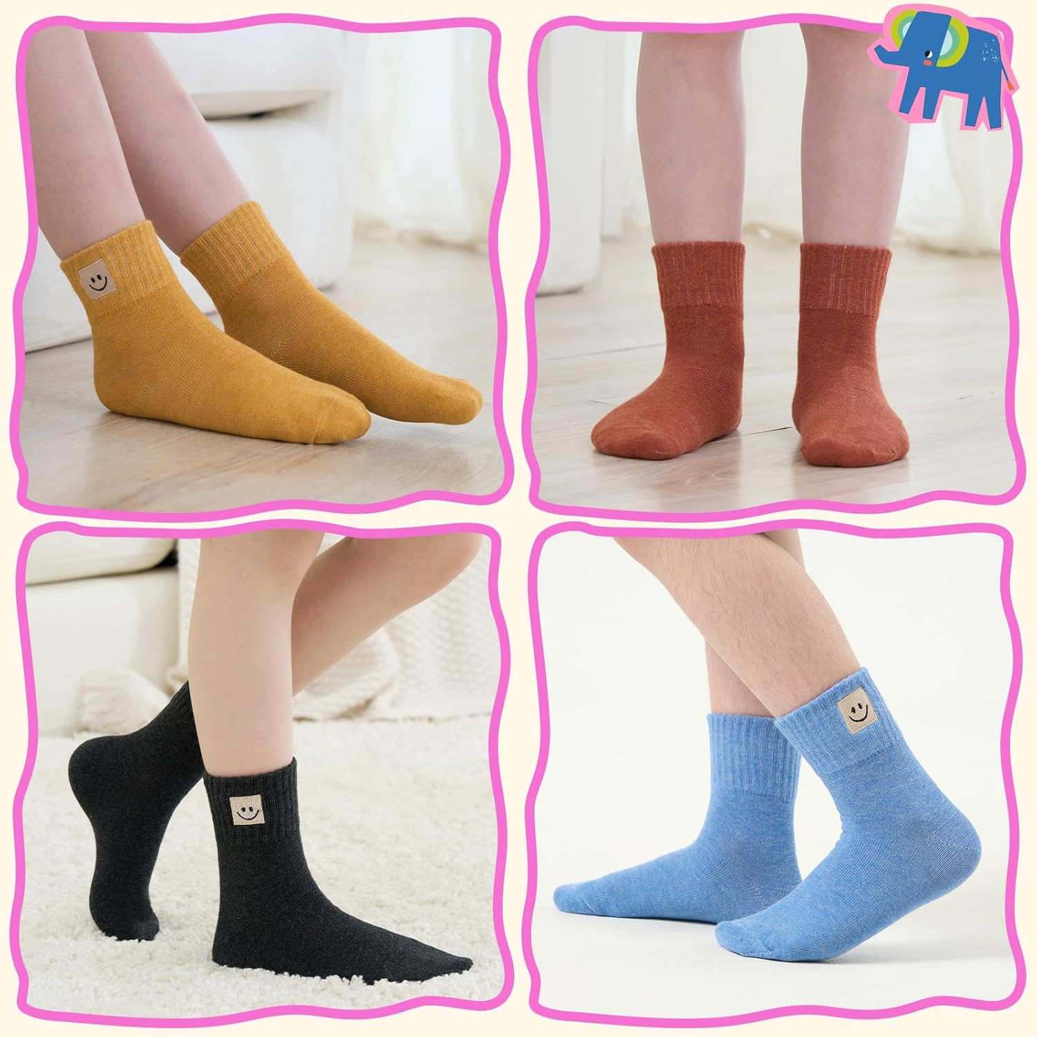 100% Cotton Ankle Socks for Girl, Athletic Moisture Wicking Soft Breathable Cute Socks - Image 4