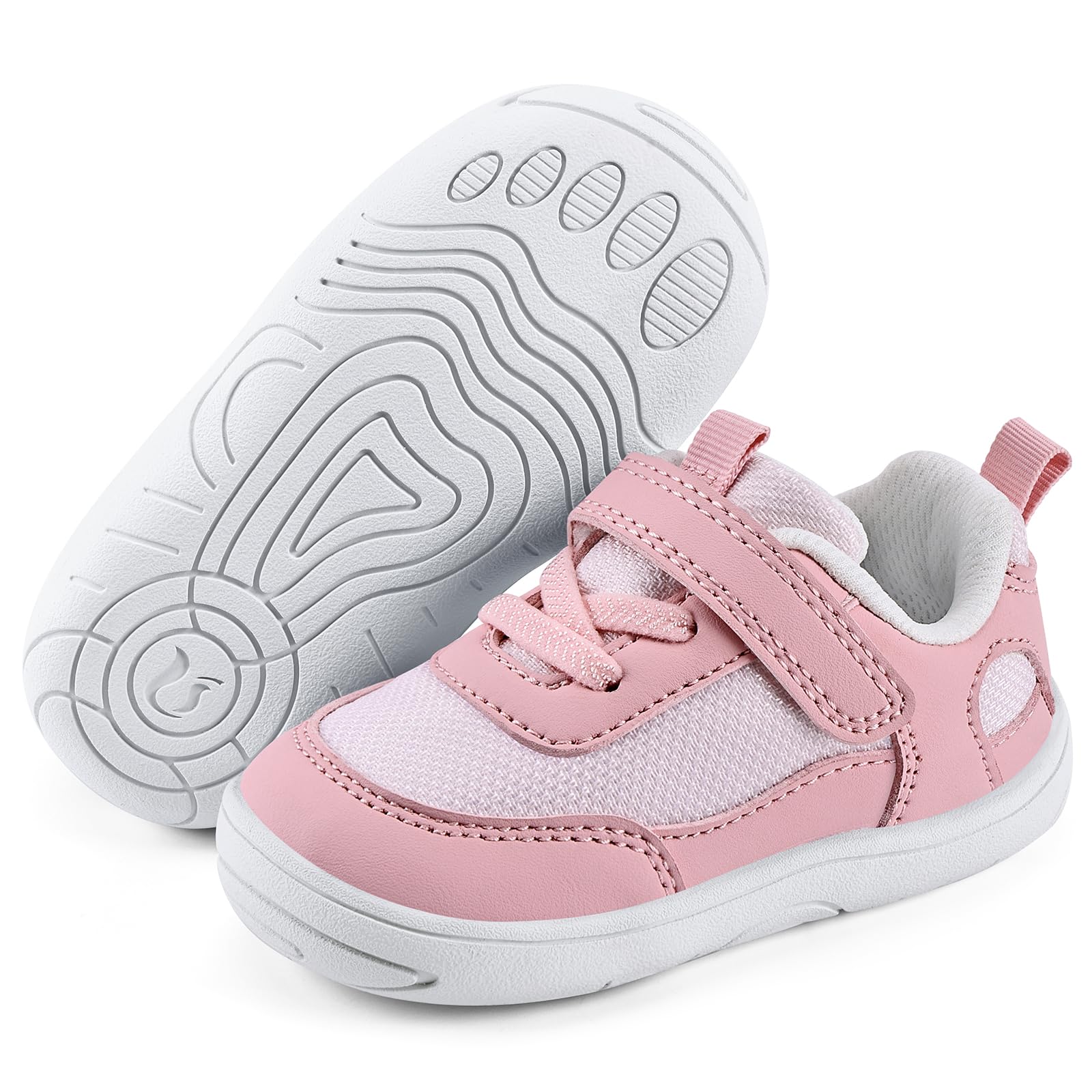 IceUnicorn Barfussschuhe Kinder Lauflernschuhe Kleinkind Sneaker Hausschuhe | Barfußgefühl Zero Drop Kindergarten Minimalistische Kinderschuhe 20-26EU