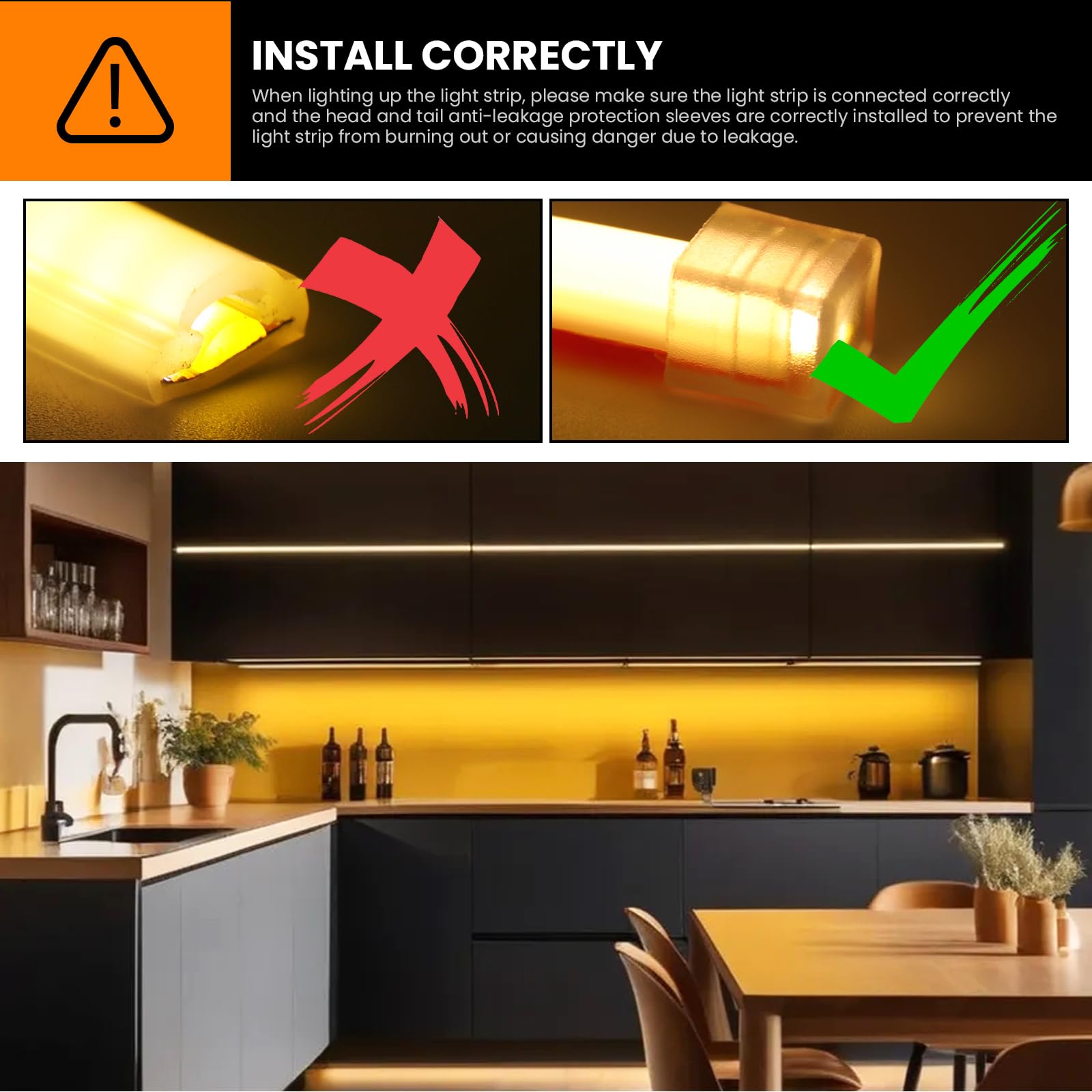 AC220-240V Dimmbar COB Neon LED Band 20M,Wasserdicht IP65 Warmweiß Neon LED Leuchtband Selbstklebend, 288LEDs/m Superhell FCOB Streifen(Schnitt alle 50cm) Flexible LED Strip für Weihnachten
