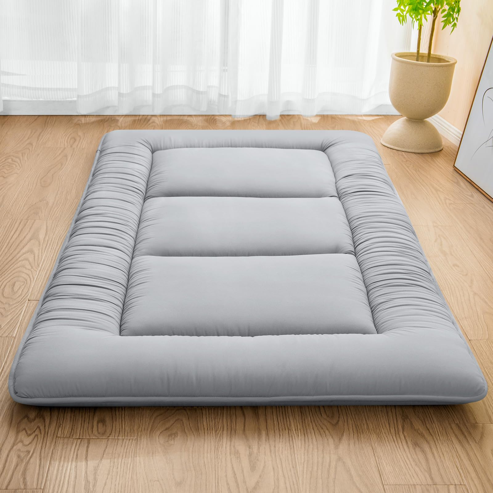 MASVIS Japanese Futon Mattress,Floor Mattress Thicken Sleeping Mattress