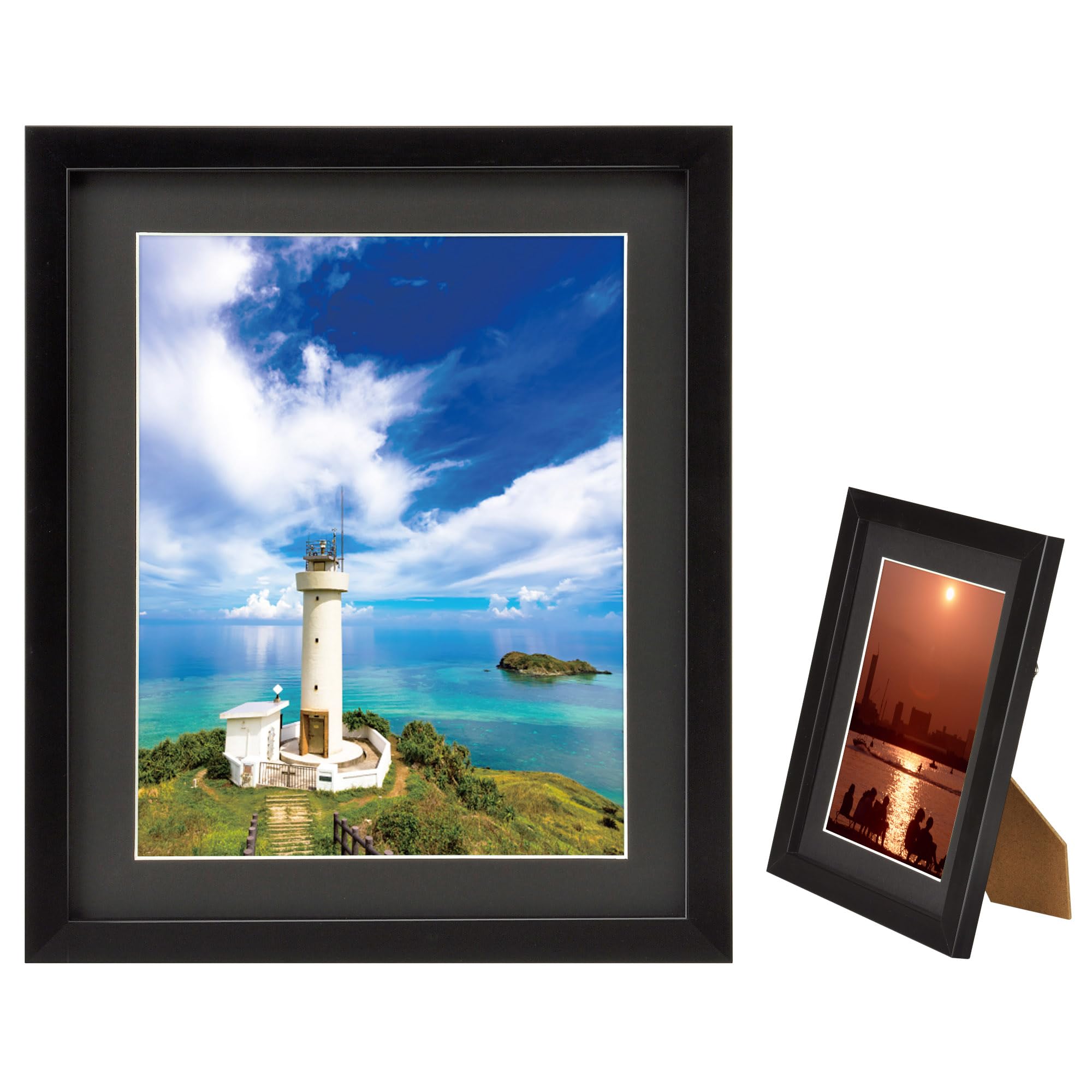 Amazon | ハクバ HAKUBA 額縁 MM-01 6切 木製 スタンド付