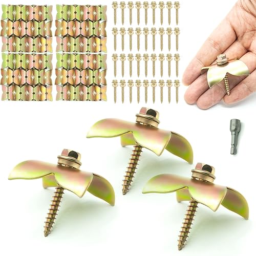 55 clavos de cerca, grapas de alambre de acero para maderas blandas, grapas galvanizadas en forma de U de 1.6 pulgadas, reutilizan clavos de grapas