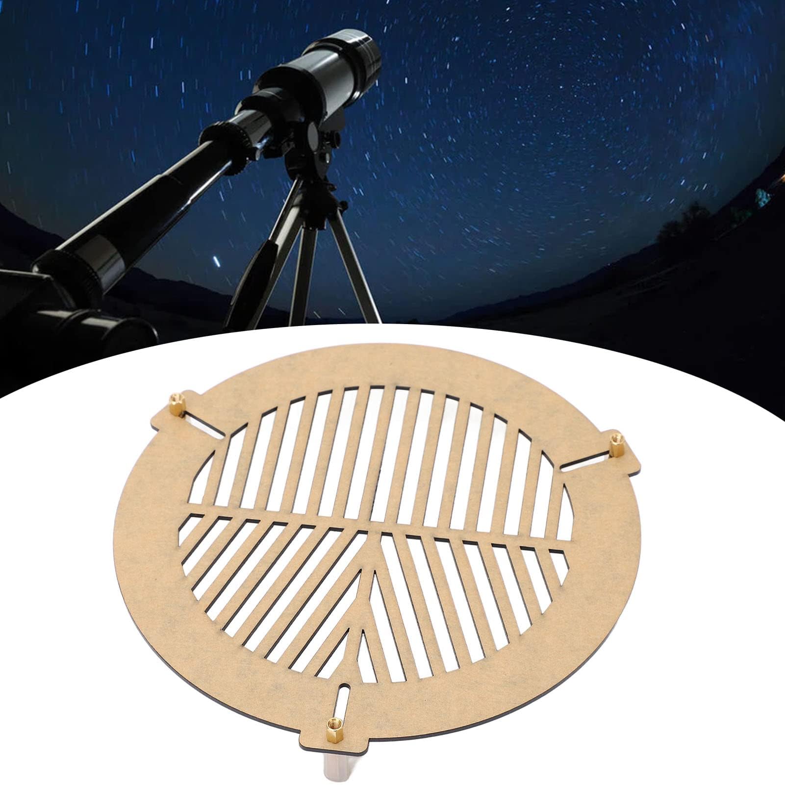 Dpofirs Maschera di Messa a Fuoco Bahtinov Maschera per Telescopi 120-160mm, Maschera di Messa a Fuoco Bahtinov per Mak CAS SCT Dobson Rifrattori Specchi Astrofotografia