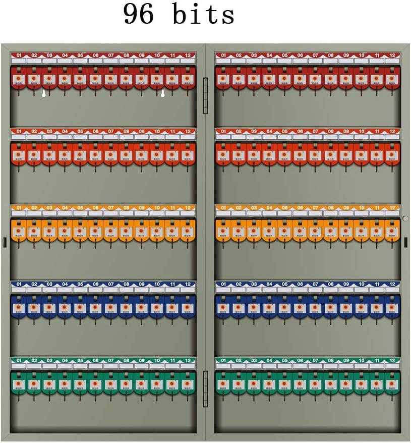 豪奢な キーホルダーは収納キャビネット キーキャビネット96キー容量がスチールプレートでできています Color 96bit 59x37 7x5 2cm Therapeuticapillows Ca