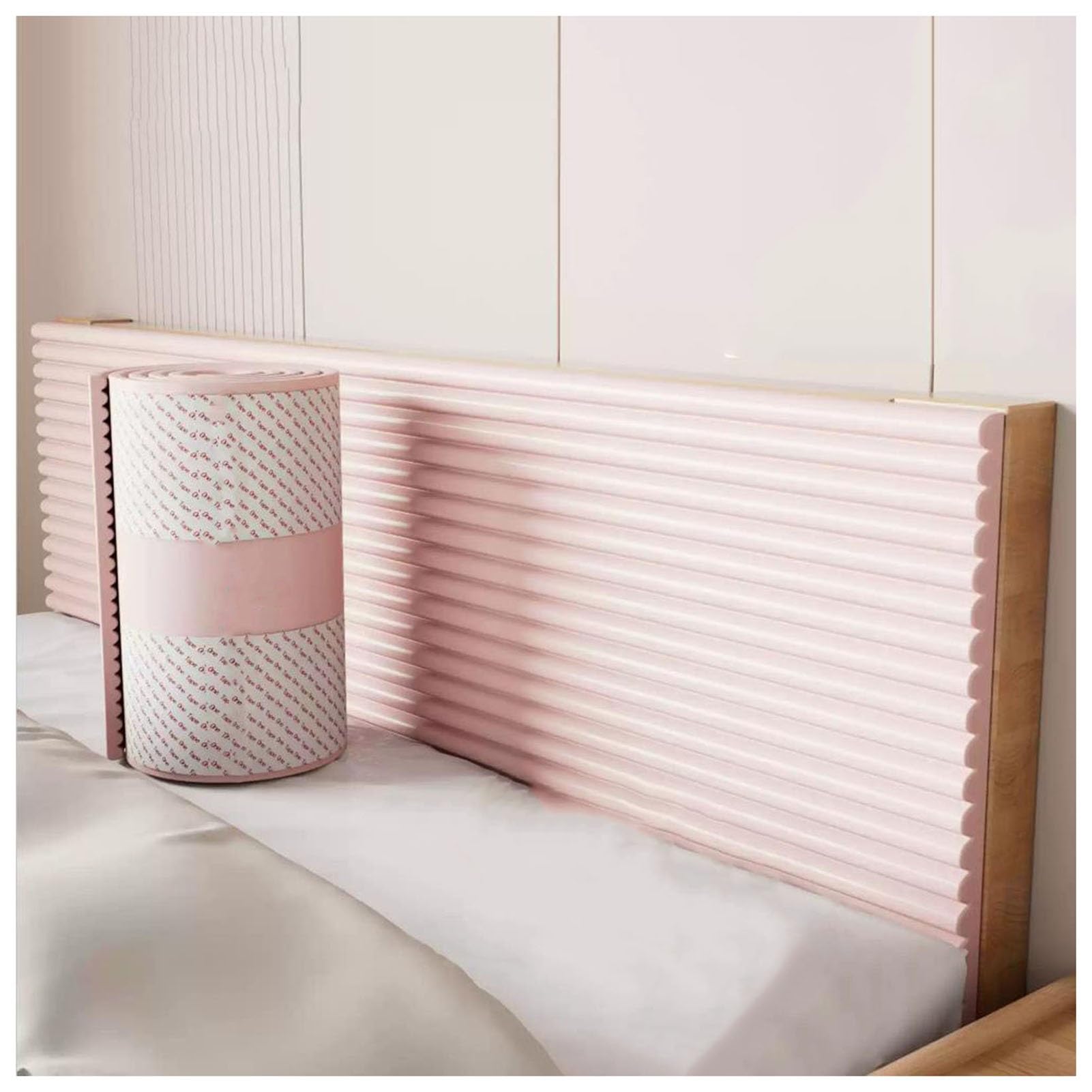 Edge Protector for Tables, Furniture Corner Guard Edge, Collision Wall Padding Self-Adhesive Foam Strip Multicolor 30x200cm(Roze)