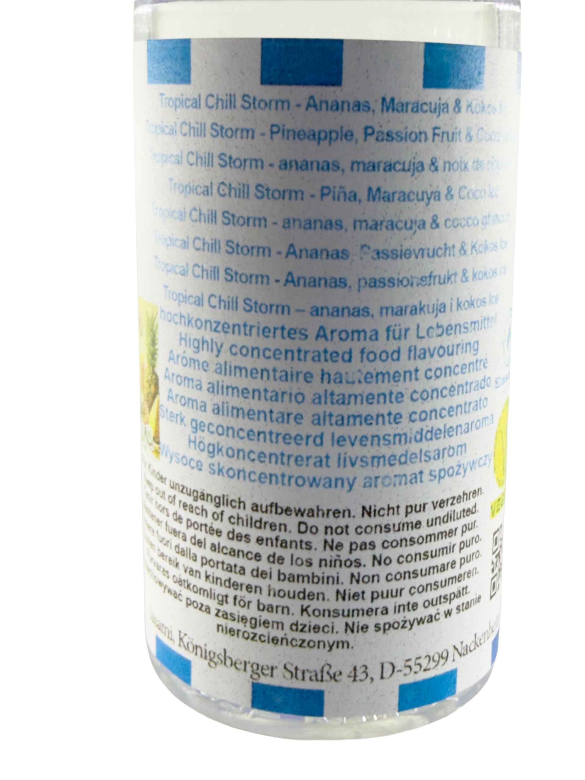 Tropical Chill Storm - ananas, maracuja & cocco ghiaccio aroma concentrato - vegano - Sasami - 100ml