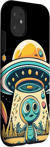 Vista 18 de iPhone 14 Pro Alien Humor, Funny Alien Lover, Funny UFO, Aliens Encounters Case