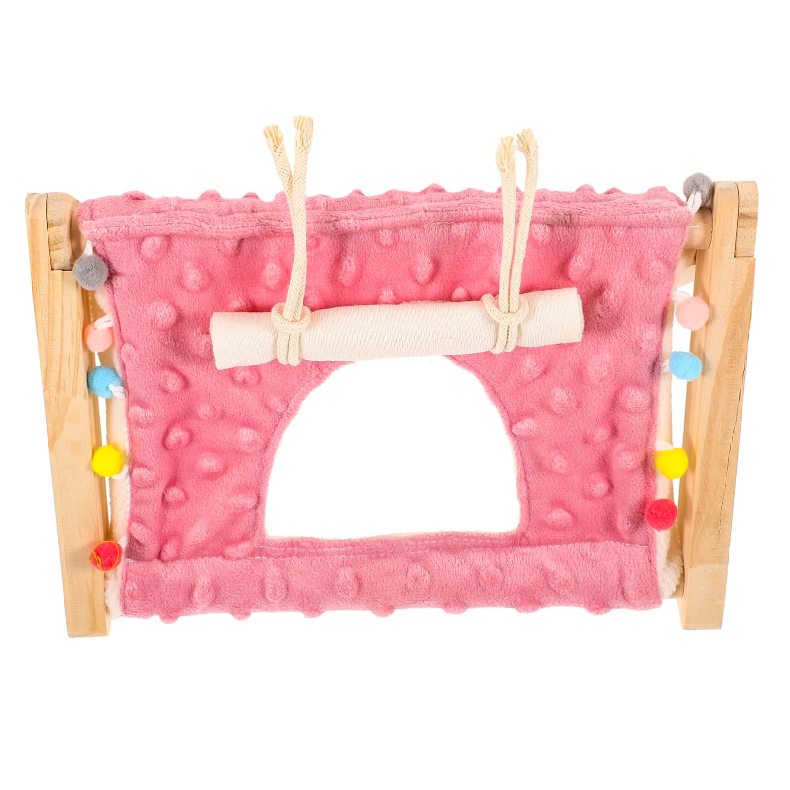 BESPORTBLE 4piezas Casa De Campaña Decorativa para Hámster Refugio Acogedor para Mascotas Pequeñas Nido para Cobayas y Chinchillas Cama Suave y Versátil para Roedores para Esconderse y