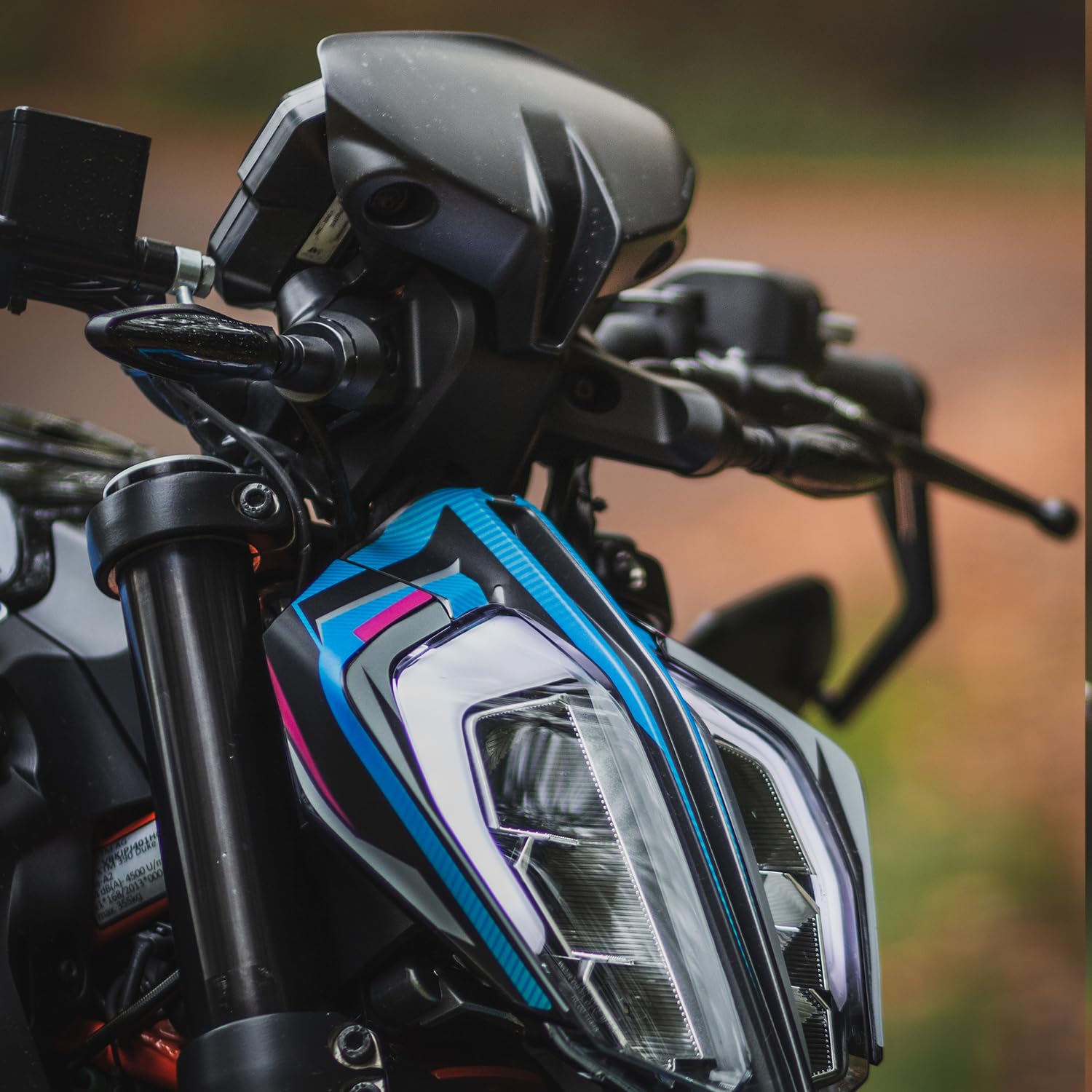 Materya - Dashboard cover per KTM Duke 125/390 ANNO 2017-2023