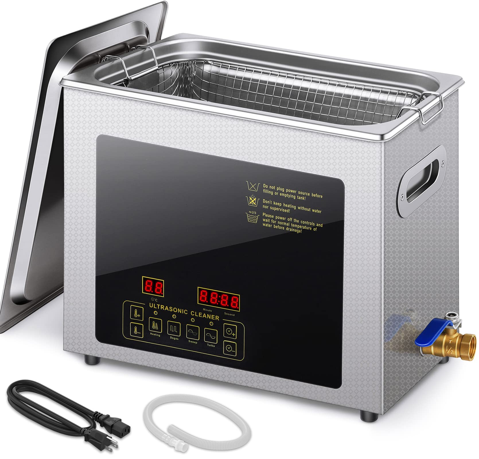 Buy Olenyer Ultrasonic Cleaner 6L, 180W Ultrasonic Power Ultrasonic