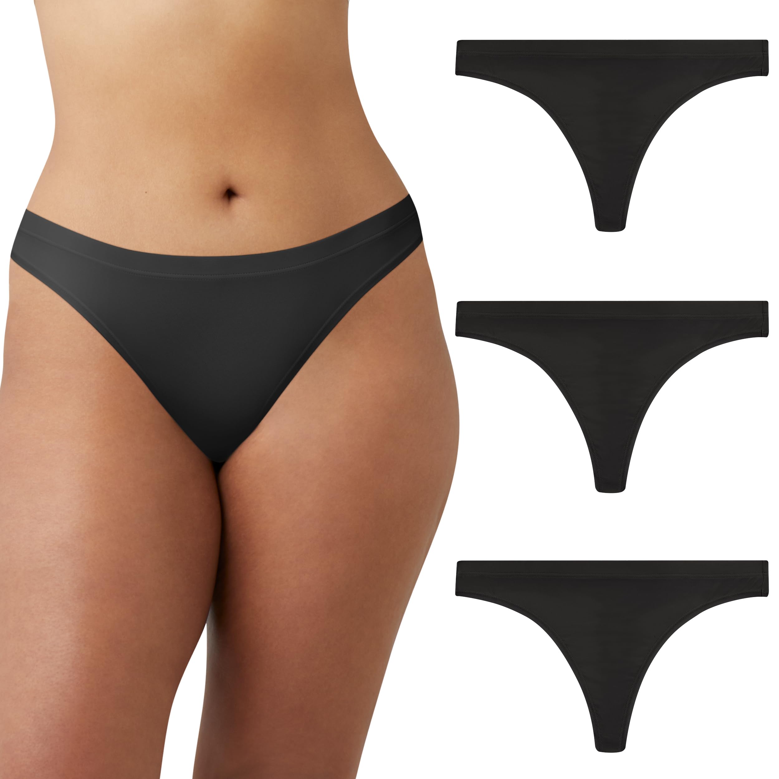 MaidenformWomen's Thong Panties (Pack of 3)