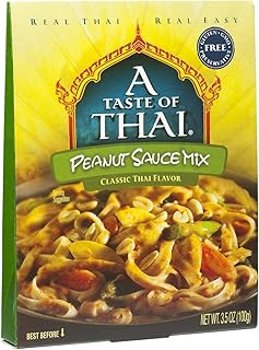 A Taste of Thai Peanut Sauce Mix Packets | Authentic Thai-Style Sauce wi...