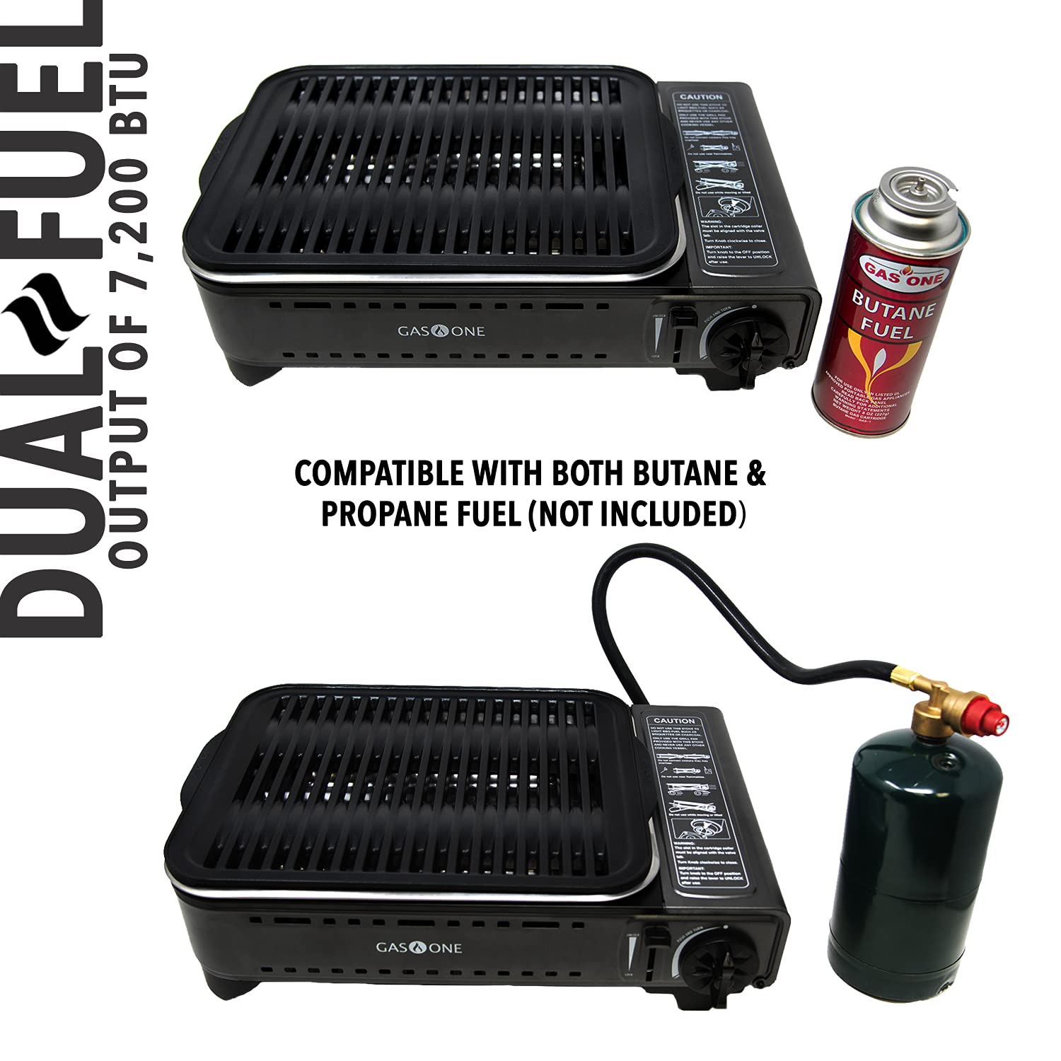 Buy GasOne Propane or Butane Grill Stove GS2400P Dual Fuel Portable