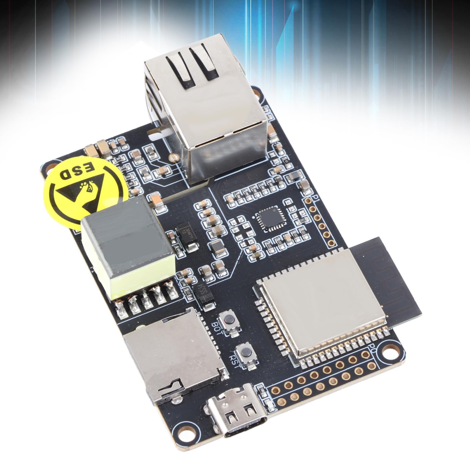 CHICIRIS Karta rozszerzeń Adaptera Ethernet z Chipem LAN8720A, Programowalny Sprzęt o Dużej Szybkości 150 Mb/s do PCB, dla Aplikacji na Androida/iOS/OS X/FreeRTOS