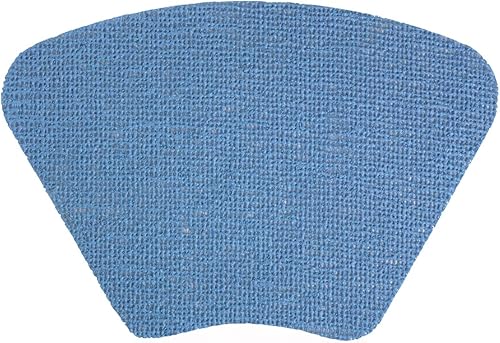 Merritt Fishnet Wedge - Manteles individuales de vinilo (4 unidades, 19 x 13), color gris