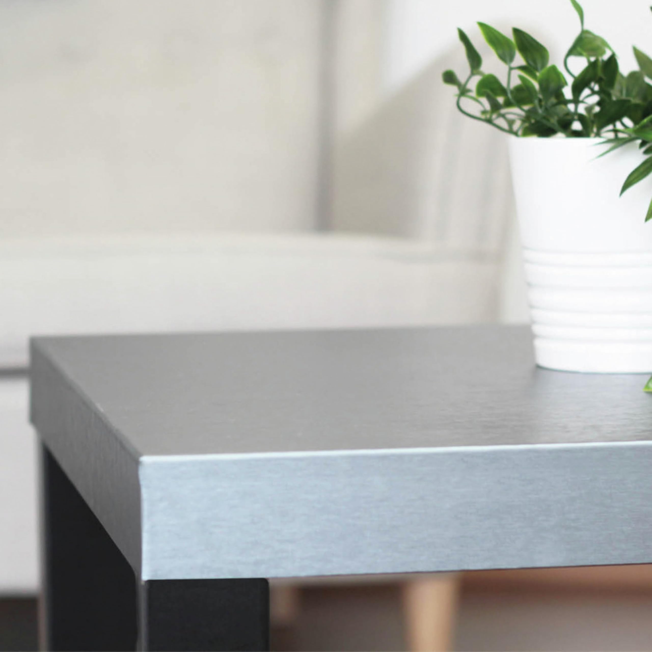 Pellicola Adesiva Effetto Specchio Argentato Per Mobili - Decorazione Fai Da Te - Foto 4