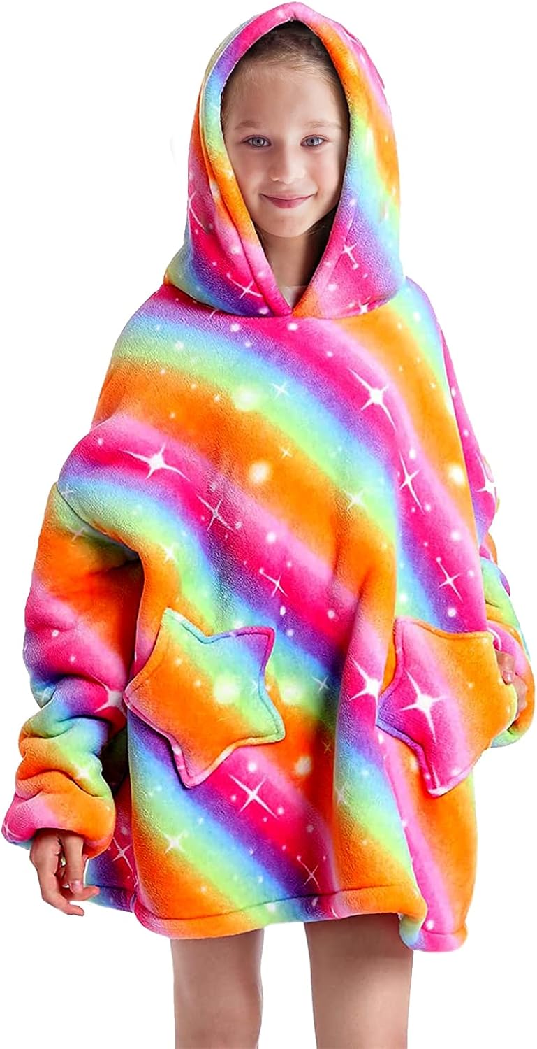 Suroomy Wearable Blanket Oversized Sweatshirt Blanket Comfy