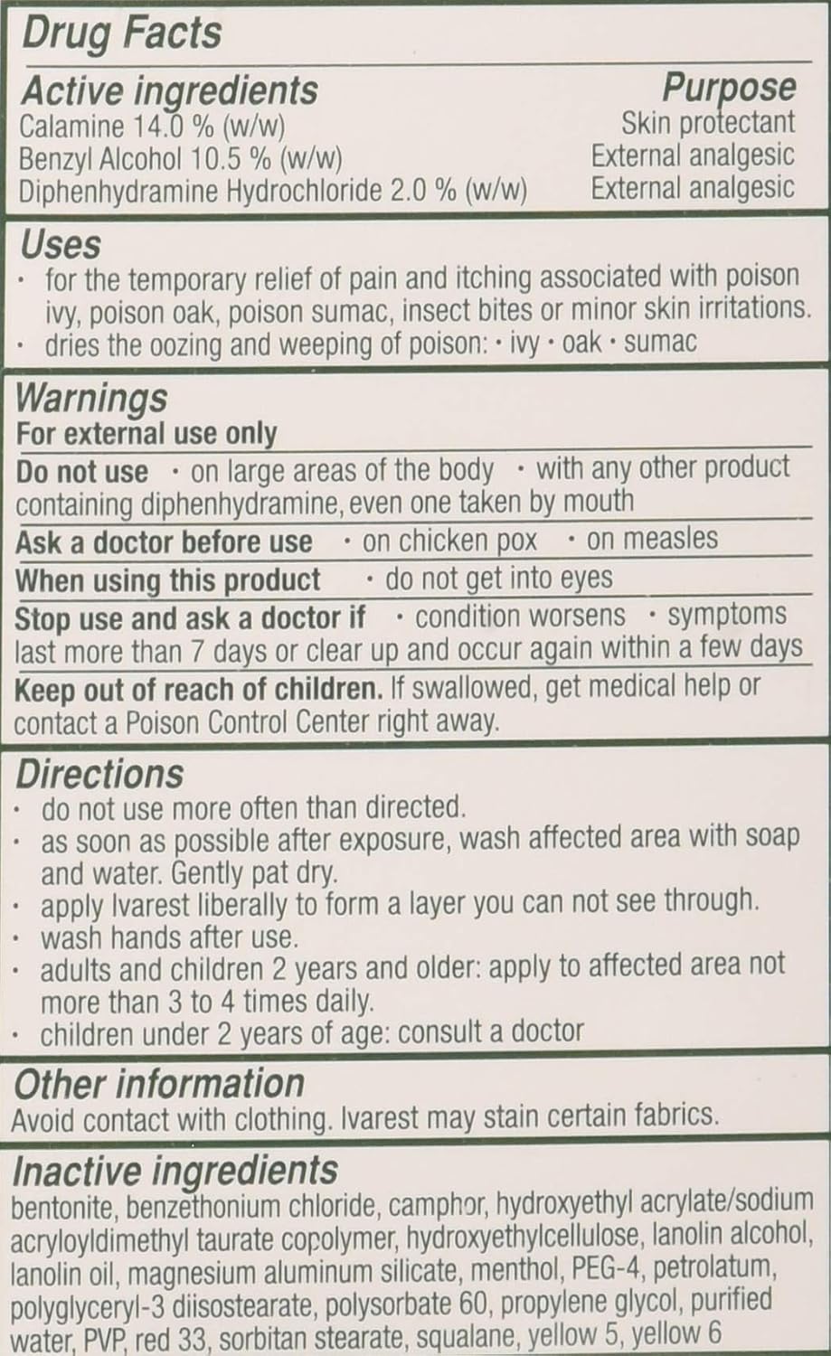 Ivarest 8 Hour Maximum Strength Anti - Itch Cream - 2 Oz