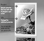 Americanflat 12x18 Poster Frame - White Engineered Wood with Polished Plexiglass - Wide Picture Frame for Vertical or Horizontal Wall Display - Epic Collection - White