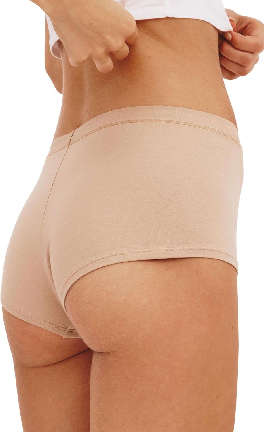 Organic Basics womens Core Shorty Cotton Boyshort Underwear - Image 4