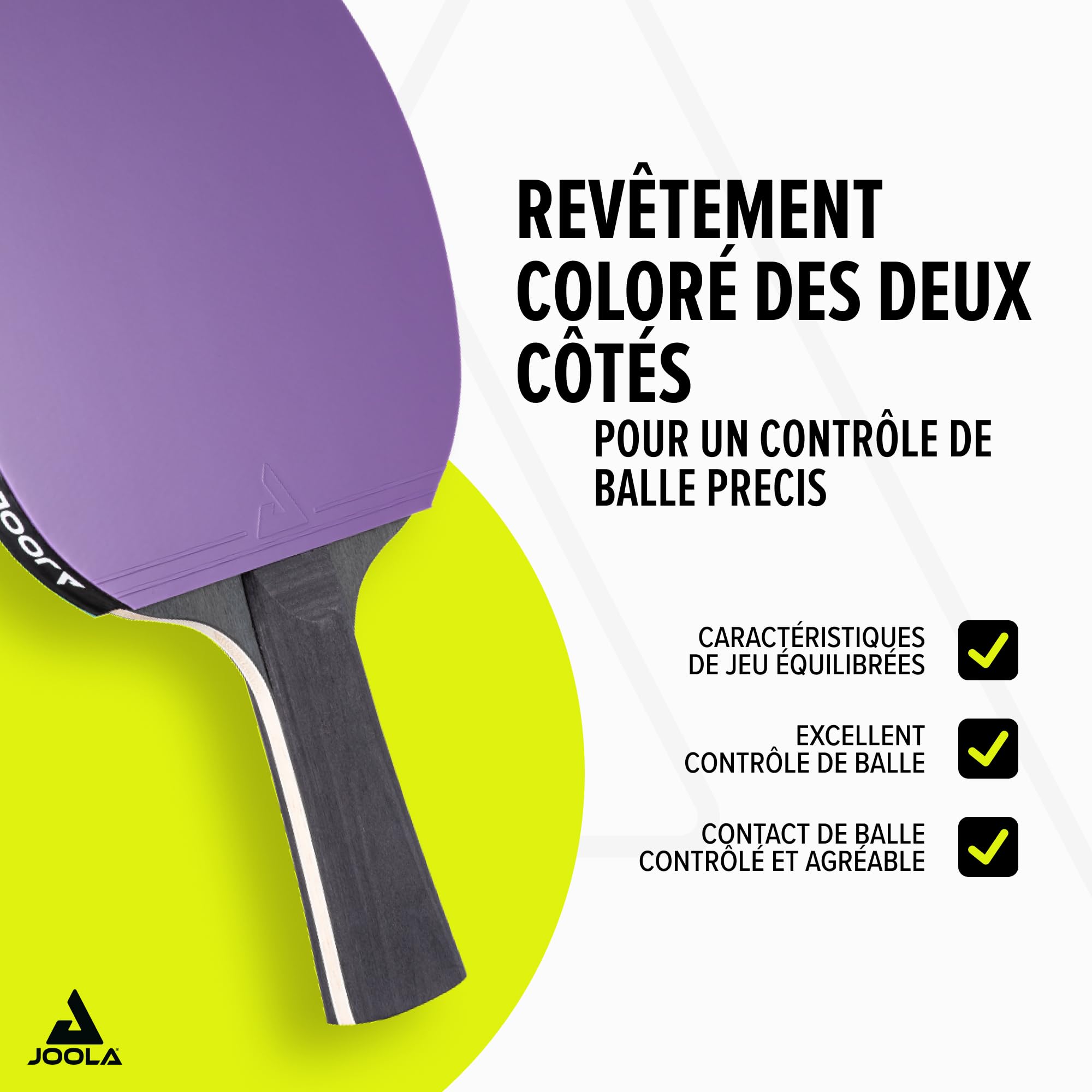 JOOLA Set de Tennis de Table Duo Colorato