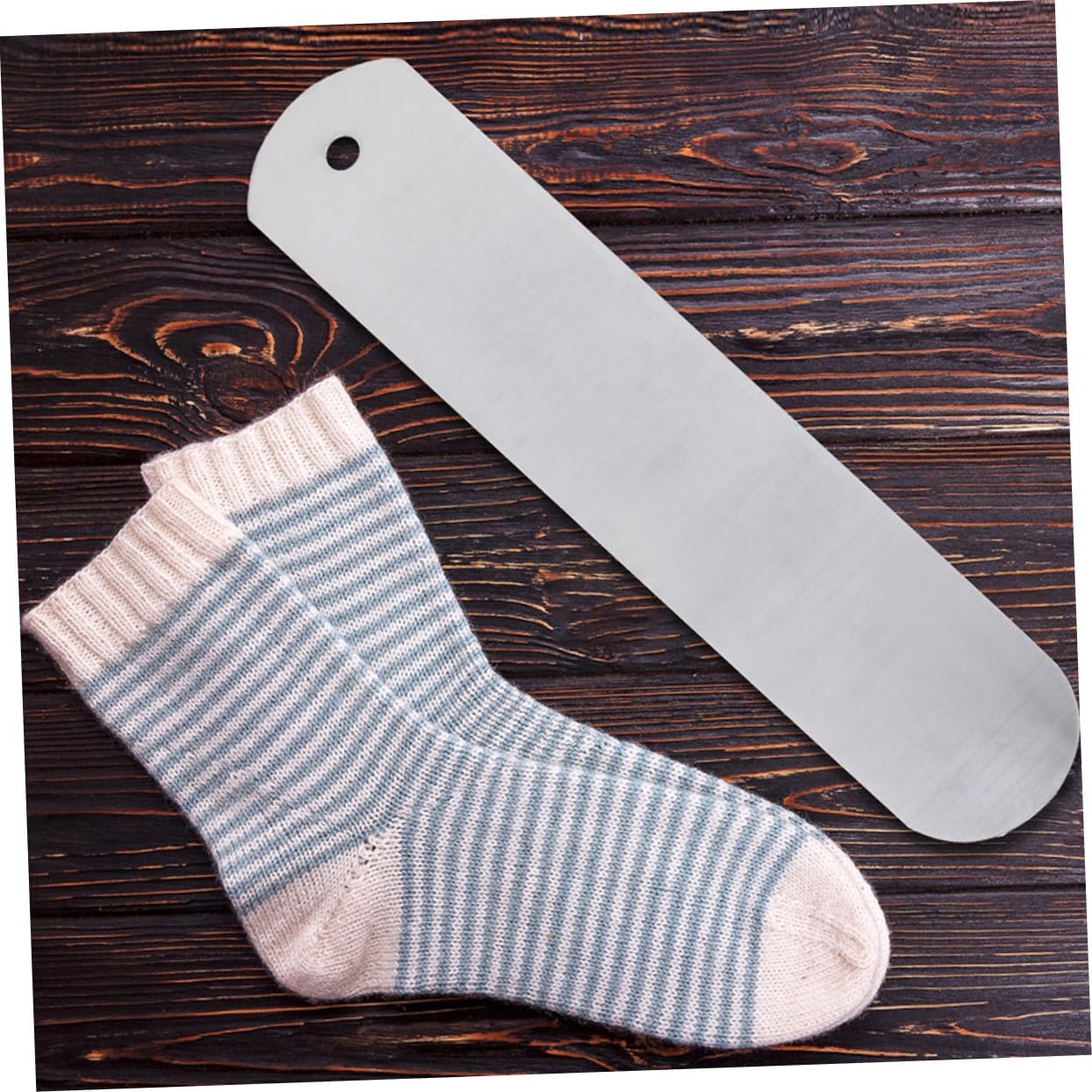 jojofuny 2Pcs Convenient Sock Board for Straight Blank Crew Socks Durable Sock Jig Accessory for Easy Sock Pressing and Sublimation for DIY Sock Making