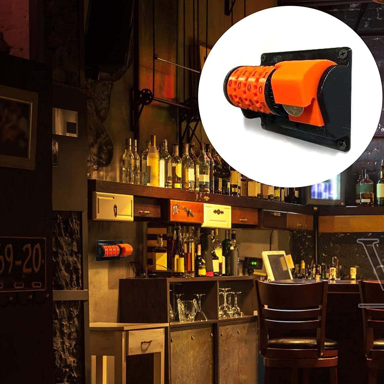 Apribottiglie a parete con registrazione dei numeri precisi, conteggio cavatappi resettabile, apribottiglie per birra, per bar, cucina casa, regalo per papà, marito e amici