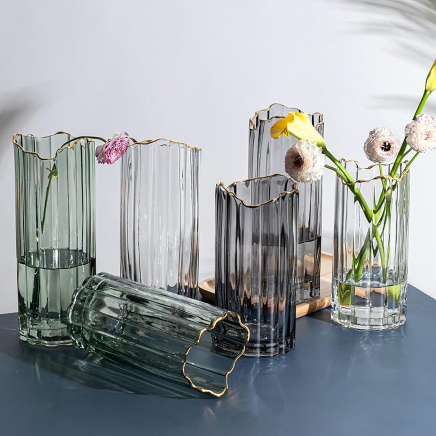ガラスベース 花瓶 北欧 アレンジメント インテリア 水耕栽培 生花 造花 おしゃれ シンプル インテリアアイテム 装飾ボトル レト