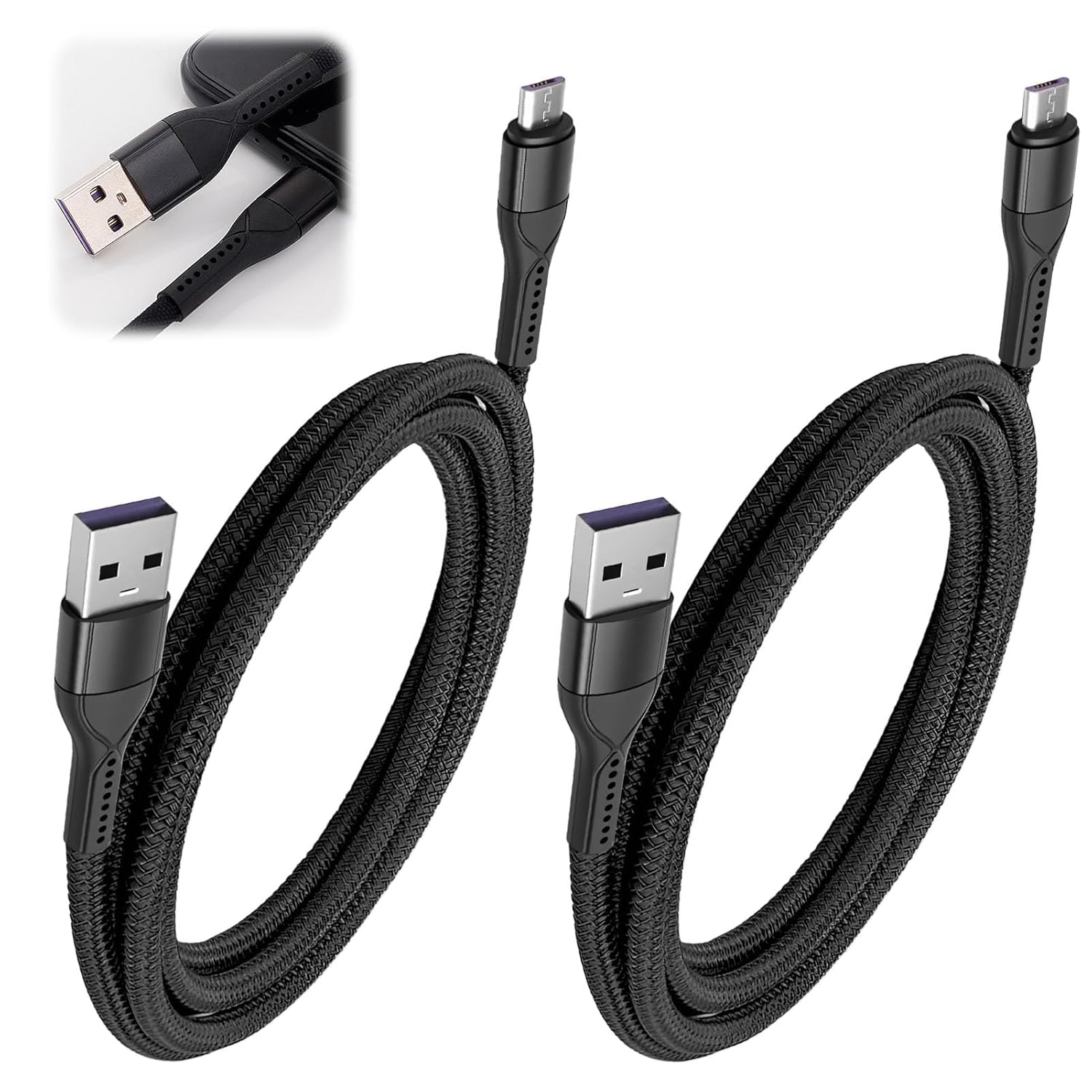 2Pack 2M Micro USB Cable Android Charger Cable Fast Charging Lead for Kindle Fire 7 8 HD 6 8 Tablet Kids Edition Kindle Paperwhite and Old Samsung Galaxy A10 A7 A6 2018 A03 J6 E-Reader PS4 2Pack 2M Micro USB Cable Android Charger Cable Fast Charging Lead for Kindle Fire 7 8 HD 6 8 Tablet Kids Edition Kindle Paperwhite and Old Samsung Galaxy A10 A7 A6 2018 A03 J6 E-Reader PS4