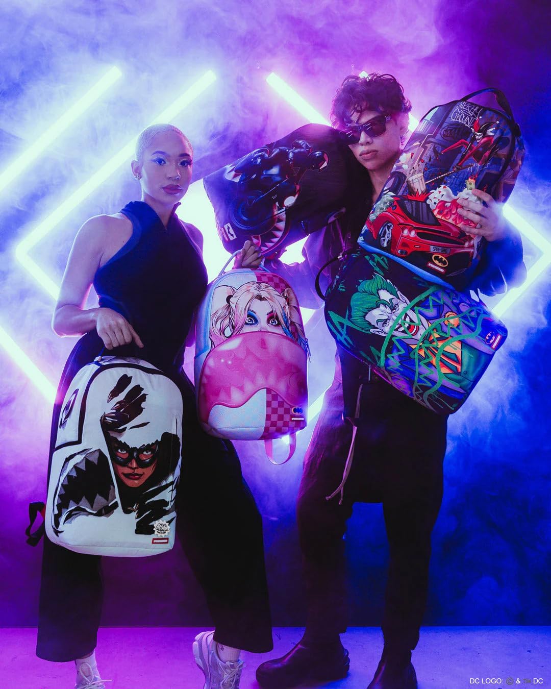 SPRAYGROUND CAT WOMAN BIKER DLXSR BACKPACK