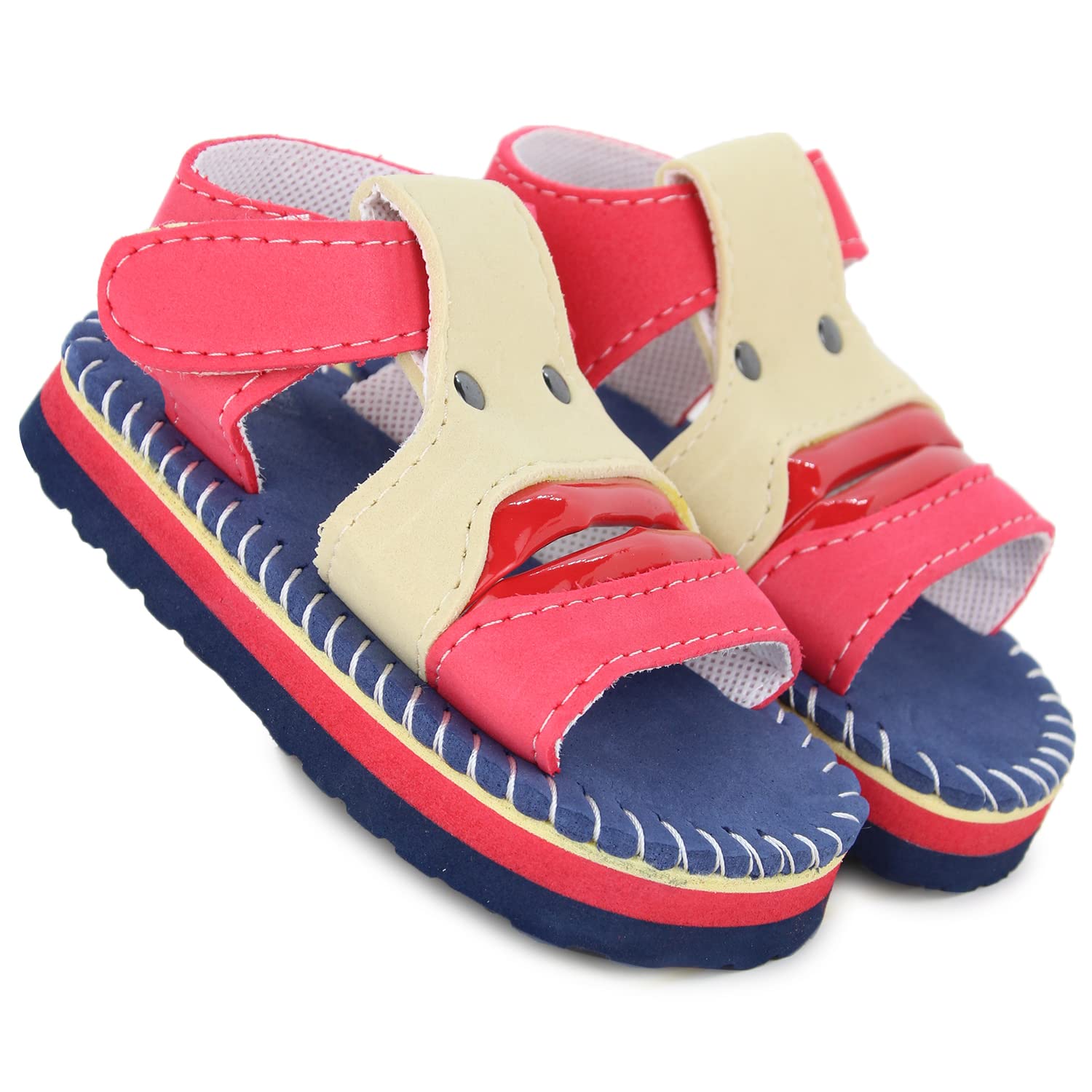 Neska Moda Baby Boys and Baby Girls Eva Hook & Loop Chu Chu Musical Sound Sandals For 18 To 24 Months (Blue,Beige,Red) -BT1330 (B09ZPS9LJC) Amazon Price History, Amazon Price Tracker