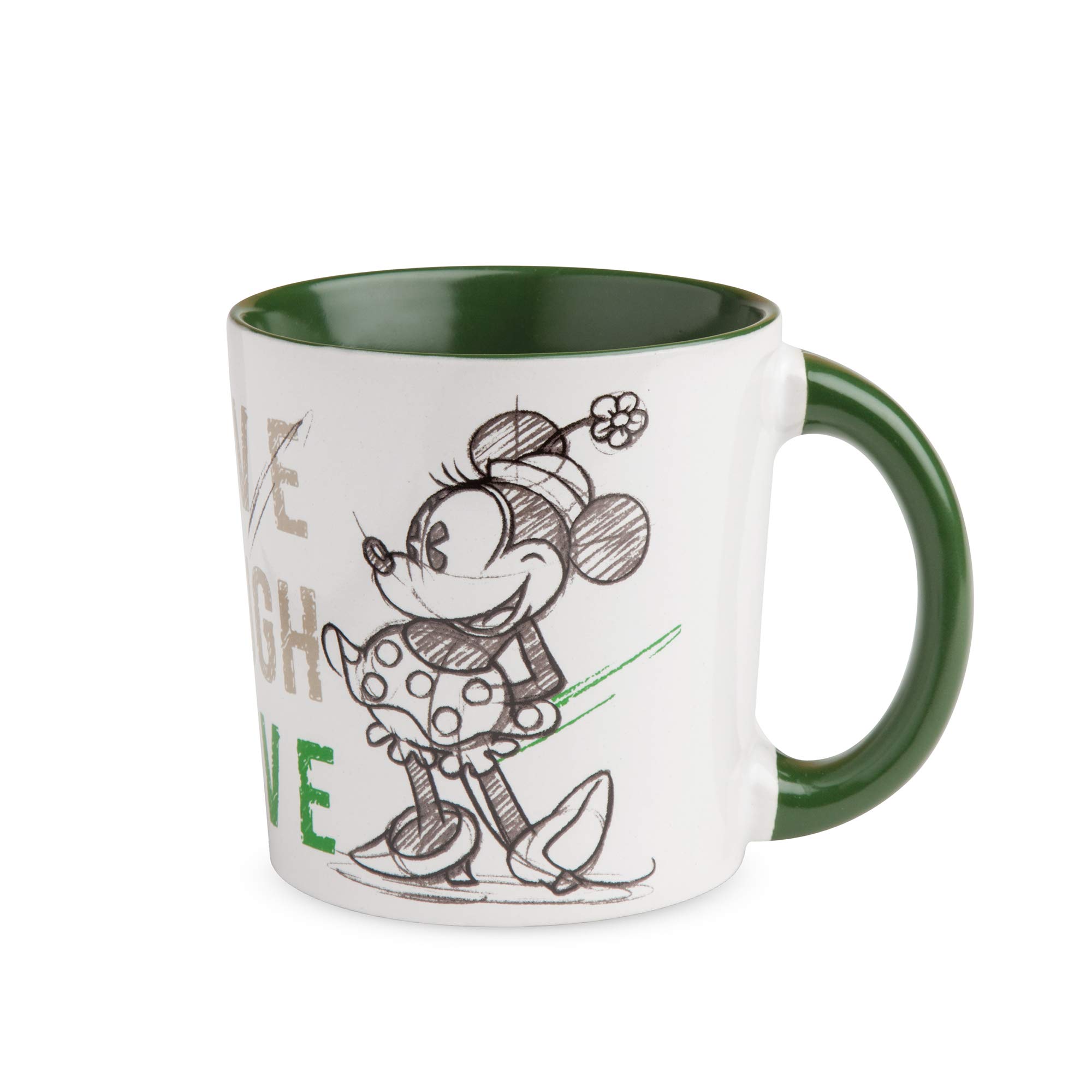Egan Minnie Live Laugh Love Mug Green