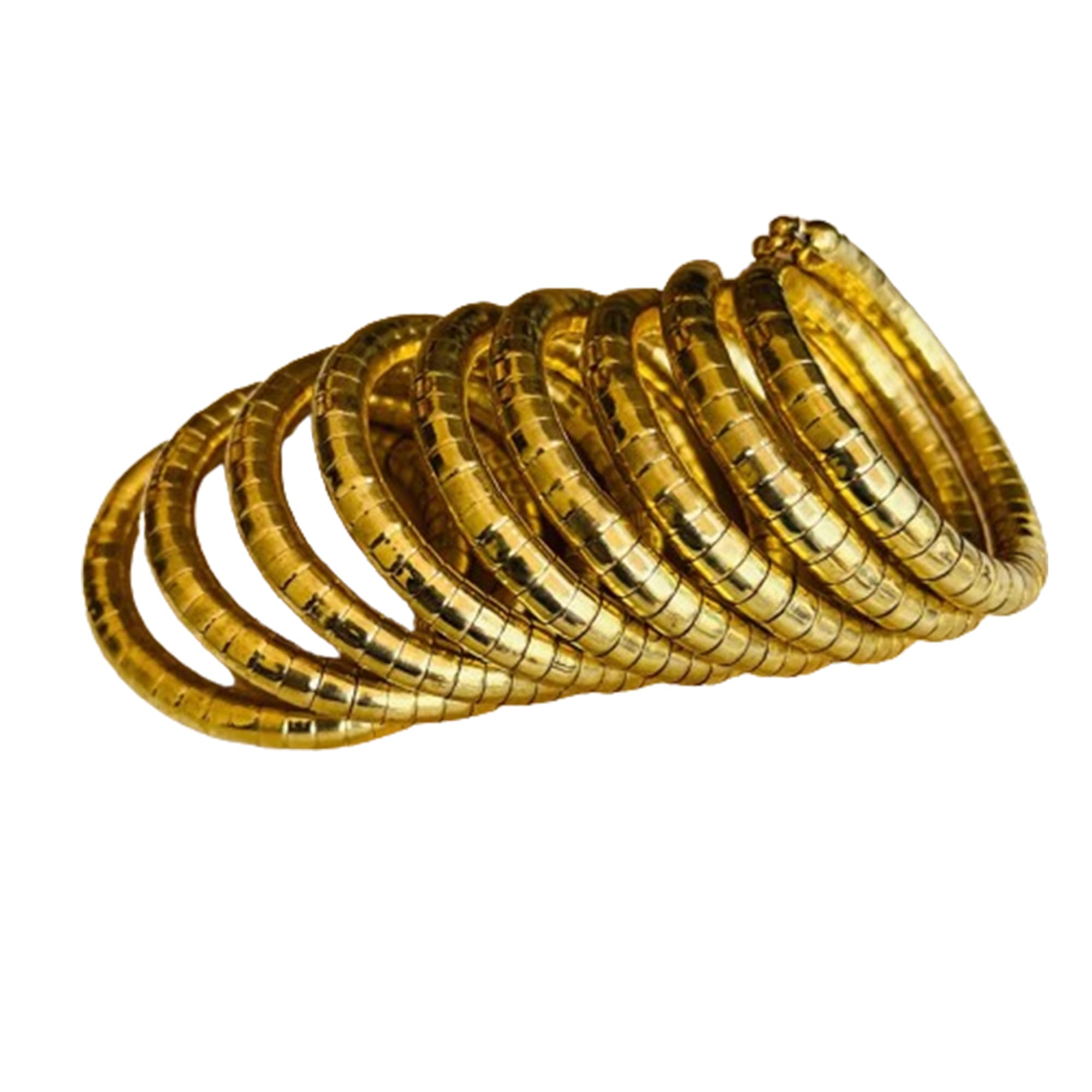See full amazon price history chart for Navjai Gold Plated Stainless Steel Openable Adjustable designer Multilayer Spiral Cuff Kada Bracelets for Women & Girls fashion Jewelry Spiral Bracelet Bangles Set for Wedding,Festival Metal Churi Navjai Gold Plated Stainless Steel Openable Adjustable designer Multilayer Spiral Cuff Kada Bracelets for Women & Girls fashion Jewelry Spiral Bracelet Bangles Set for Wedding,Festival Metal Churi (B0CSSM1322) Amazon Price History, Amazon Price Tracker