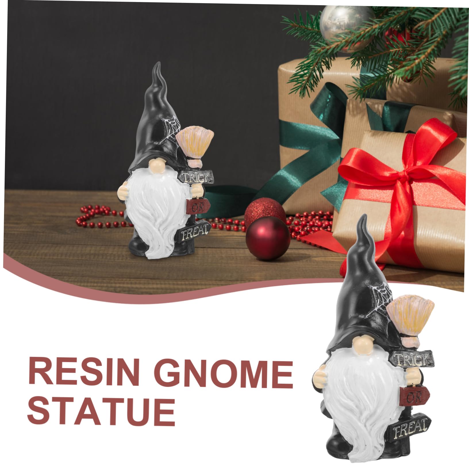 Mipcase GNOME De Jardin Résine Décoratif Figure De Jardin Extérieur Amusante pour Cour Et Allée