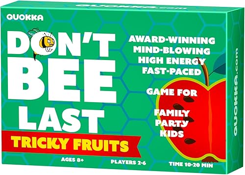 QUOKKA Juegos de comida familiar para niños y adultos, juego de cartas rápido y divertido para 2 a 6 jugadores, fácil de aprender, divertidos juegos