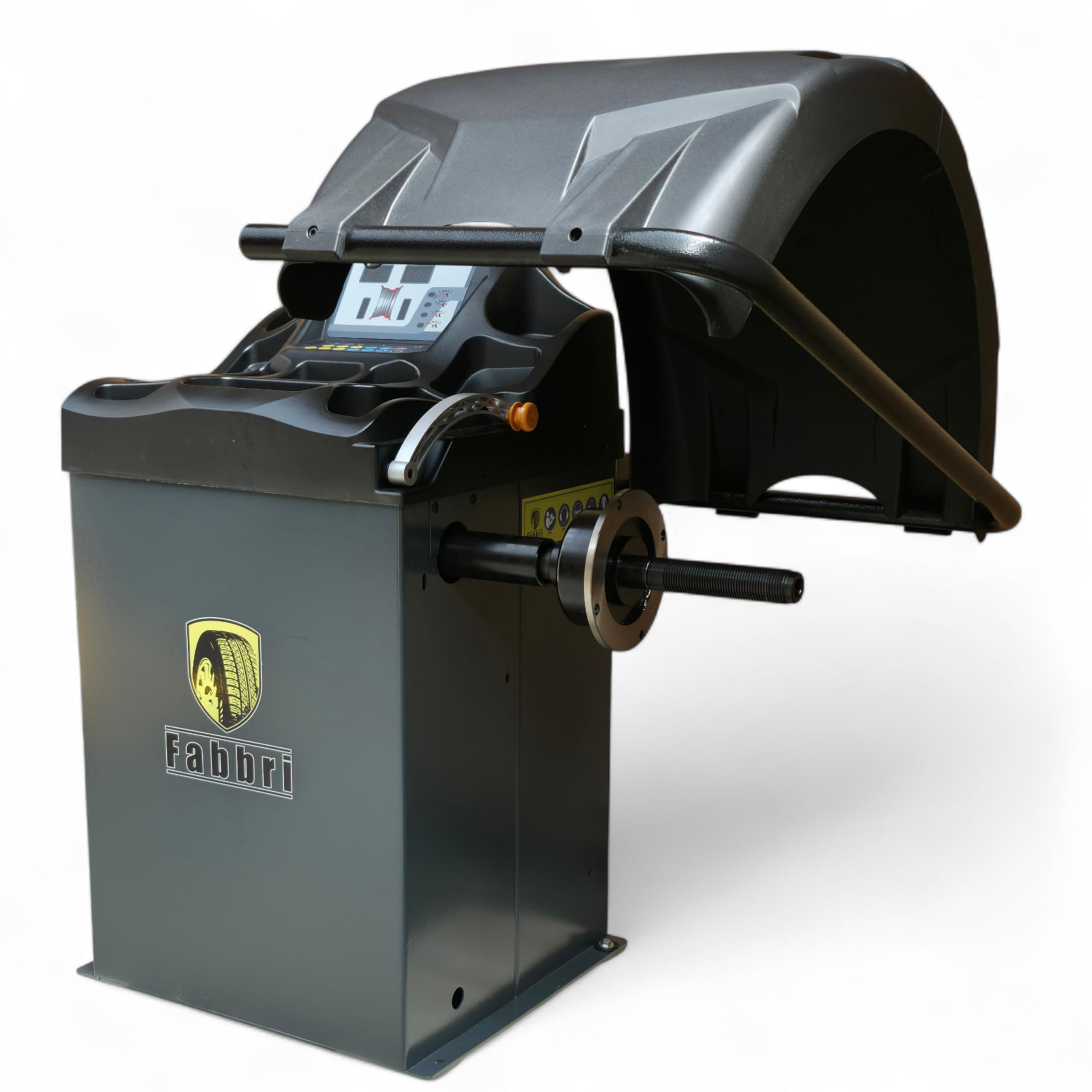 Wyważarka kół półautomatyczna, wytrzymała maszyna do wyważania felg 10-24", obciążenie koła 65 kg, dokładność ± 1 g, idealne wyposażenie warsztatowe do warsztatów samochodowych i serwisów opon