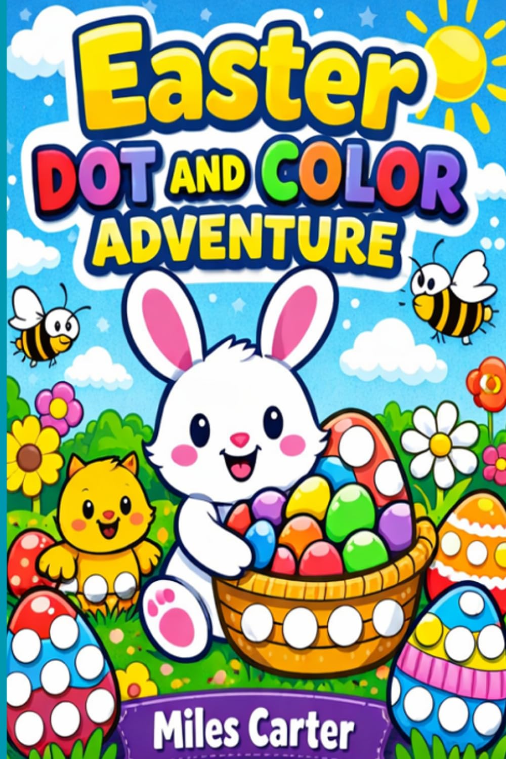 Easter Dot and Color Adventure: A Fun Do-A-Dot Activity Book with Bunnies, Eggs, and Spring Animals