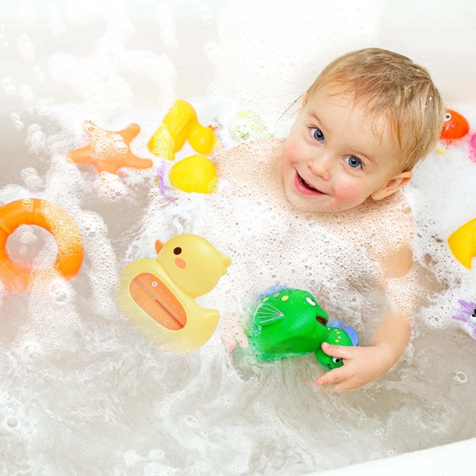 Termografia Da Bagno Per Bambini, Termografia Da Bagno Per Bambini,Termografo Galleggiante Per Doccia Per Bambini In Cartone Animato | Termografo Di Facile Lettura Con Misurazione Di Precisione Per Pi