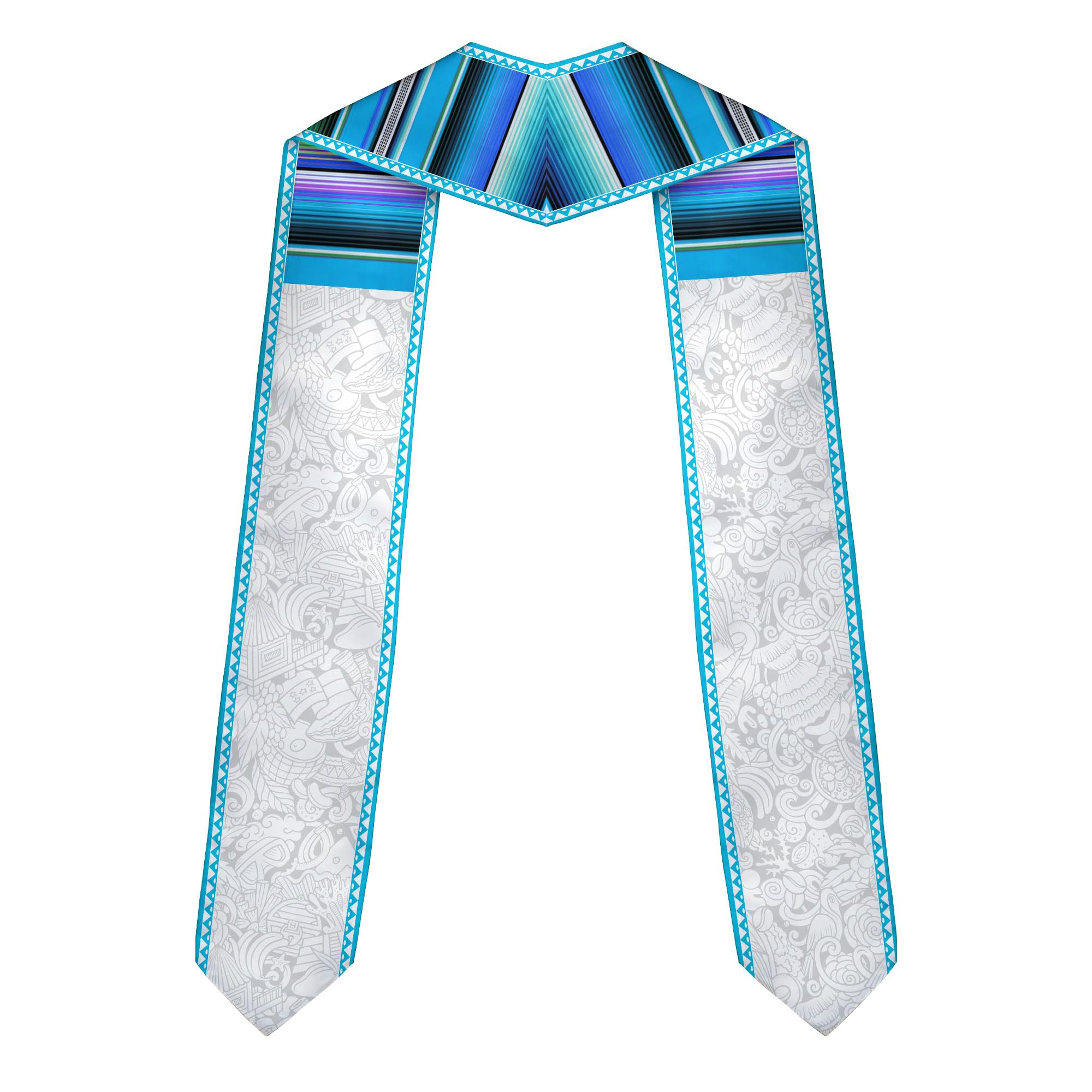 MonkeyVan Honduran Graduation Sash, Custom Honduran American Flag Graduation Sash 2025, Honduras Graduation Stole Style 5