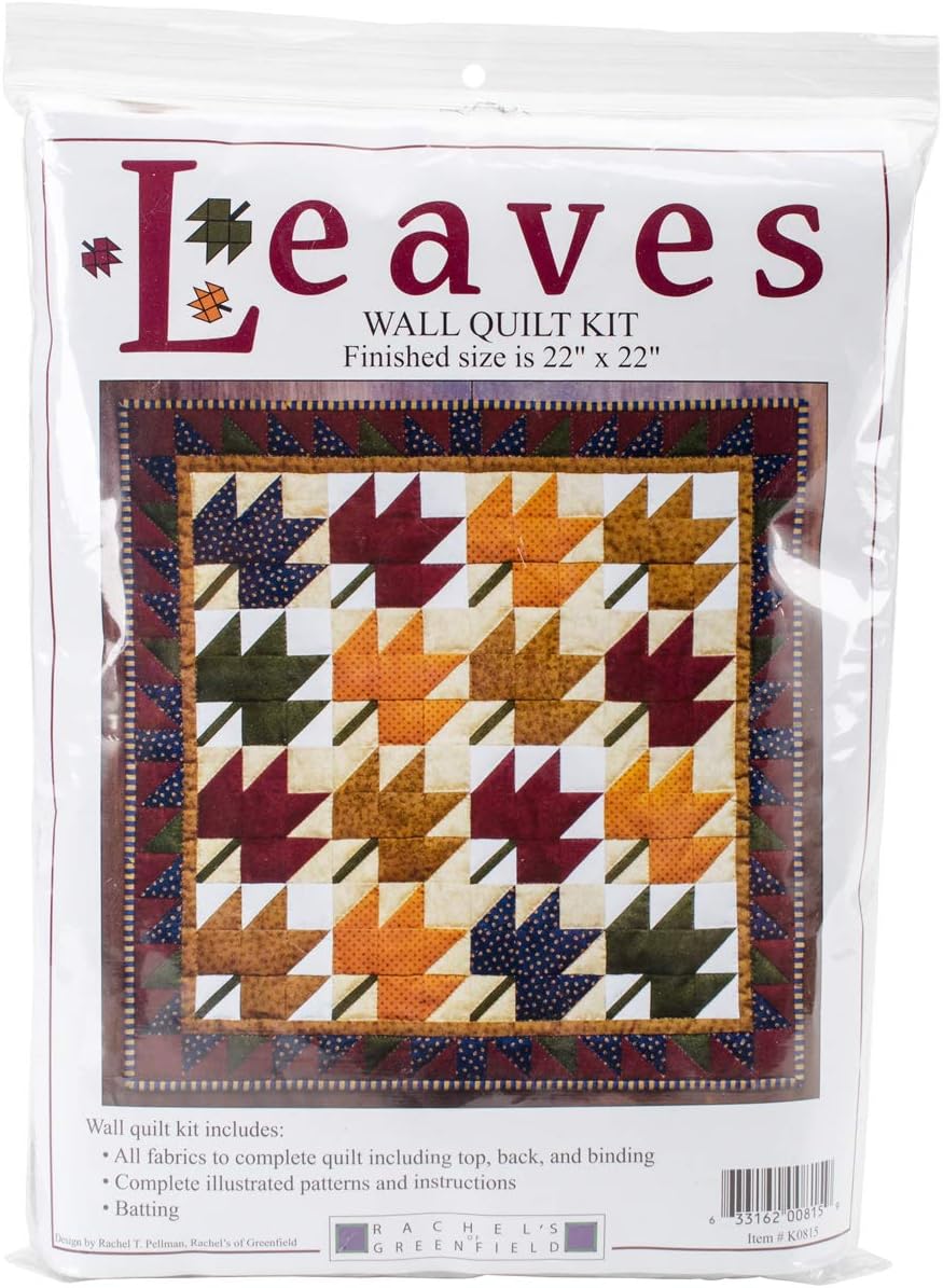 Leaves Wall Quilt Kit-22x22