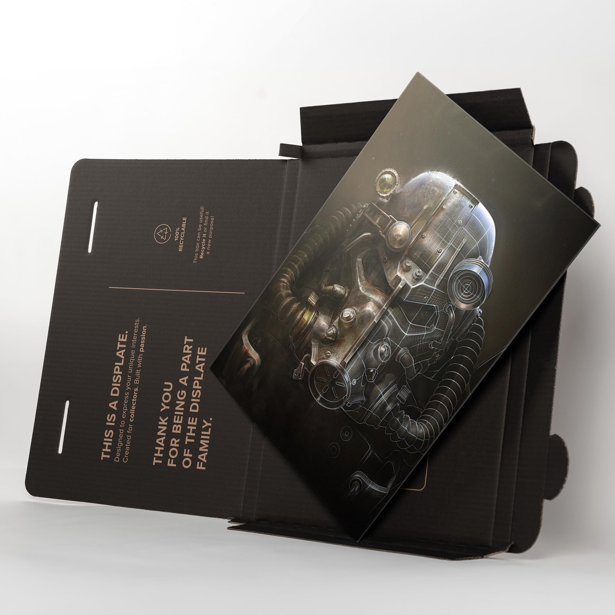 Displate - Poster In Metallo - Montato a Magnete - Fallout - Helmet