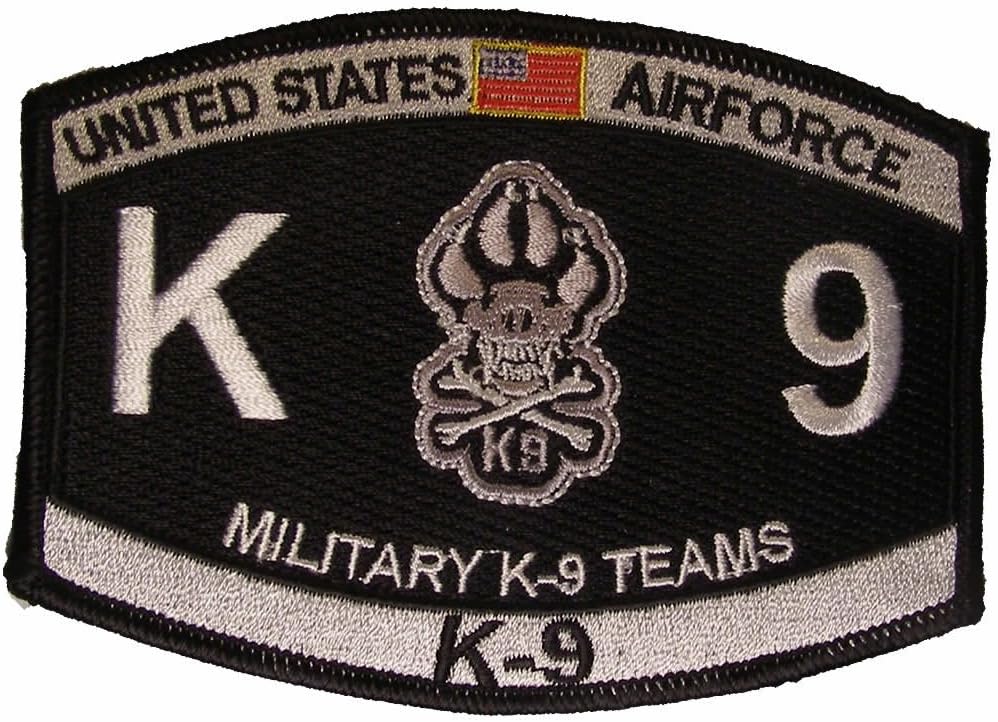 McG United States AIR Force K-9 Teams Military Occupational Specialty MOS Military Patch K-9 - Veteran Owned Business