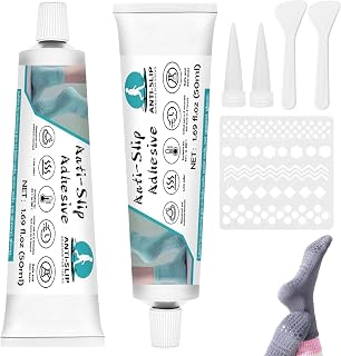 Sock Stop Glue 3.5oz, Clear Waterproof Washable Non-Slip Adhesive for Socks, Pet Socks, Floor Mats & Blankets
