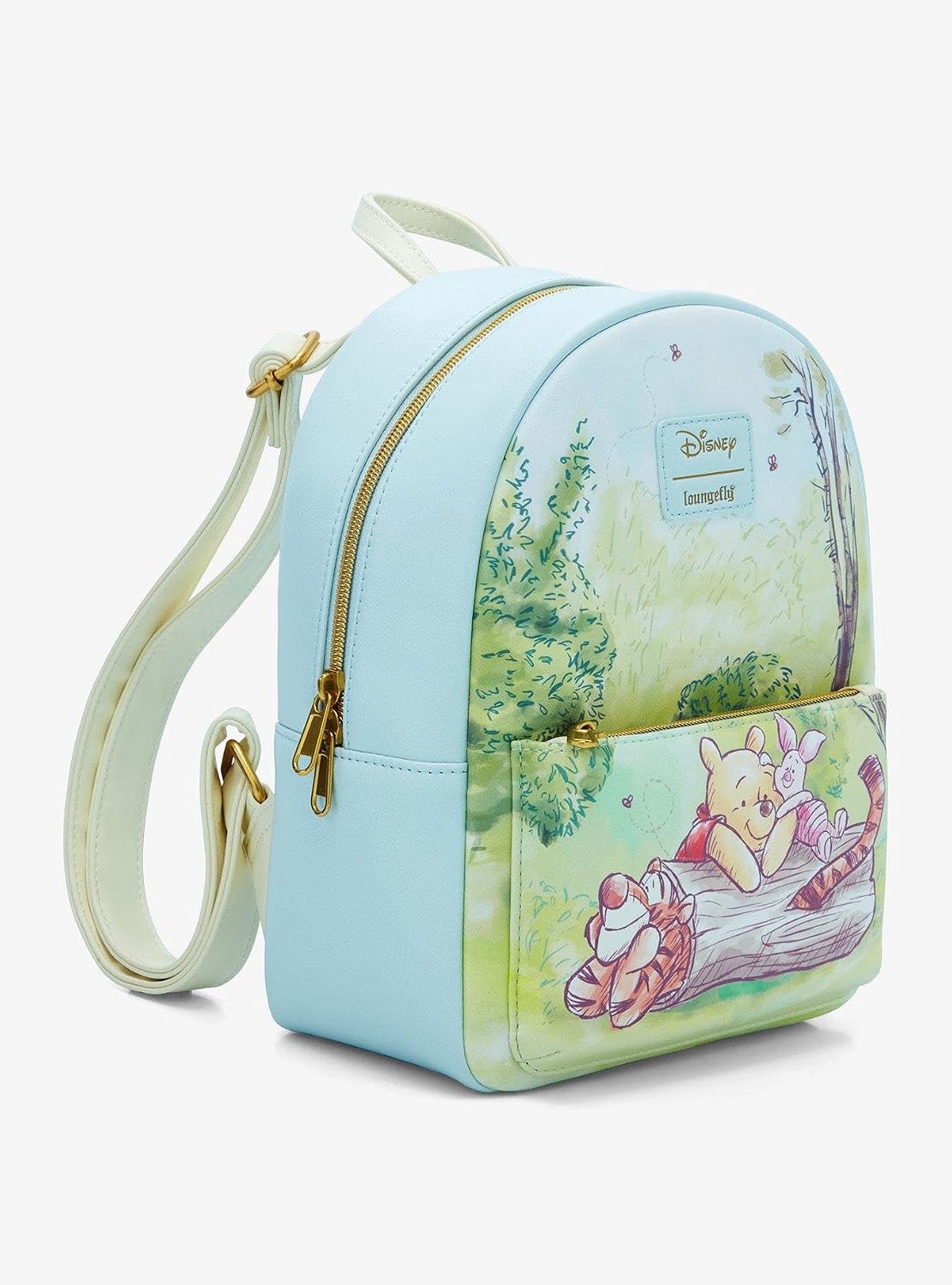 Loungefly Disney Winnie The Pooh Trio Mini Backpack LIGHT BLUE NONE