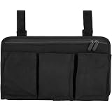 Wheelchair+Armrest+Accessories%2C+Wheelchair+Side+Bag+Storage+Organizer+Hanging+Pounch+for+Wheelchairs%2C+Walker+and+Mobility+Scooter+%28Black+Color%29