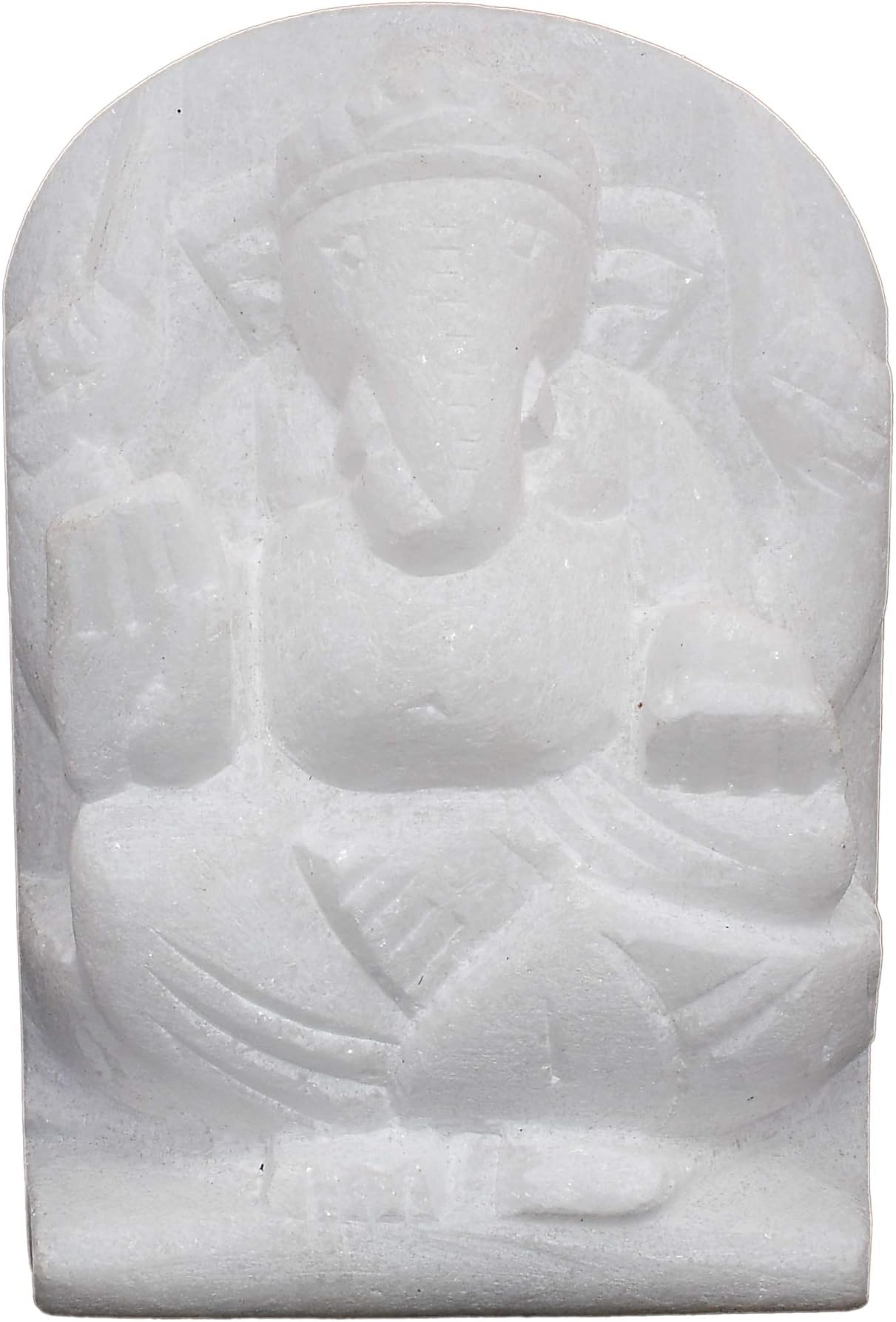 Handcrafted Natural Swetharka Root Ganesh (One Piece) - A1124 Standard Ivory