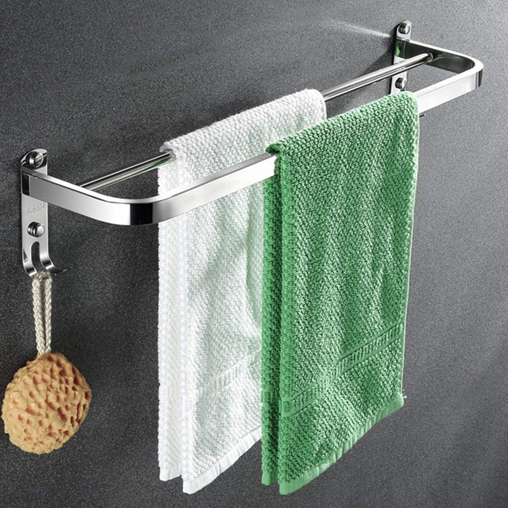 Porte-serviettes en acier inoxydable pour organiser la cuisine et la douche
