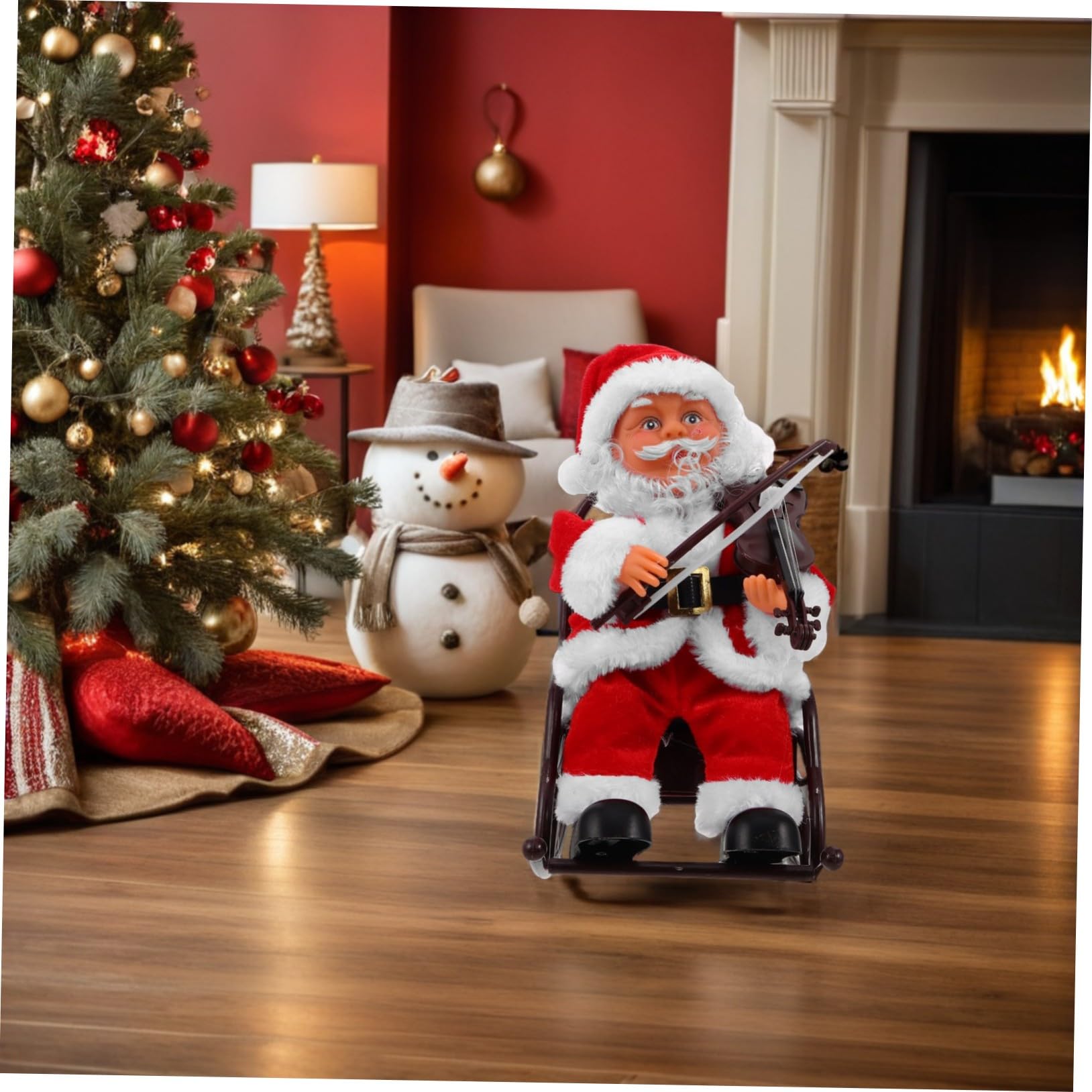 ORFOFE Recuerdos De Fiesta De Navidad Juguetes Eléctricos Creativos Precioso Juguete Navideño De Papá Noel